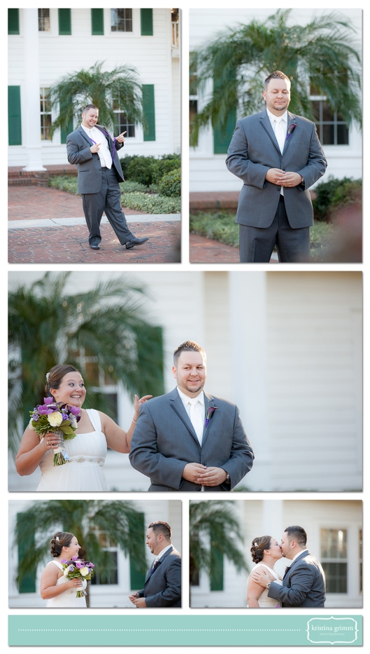 FIRST LOOK ORLANDO WEDDING PHOTOGRAPHERS